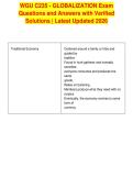 WGU C235 - GLOBALIZATION Exam&NewLine;Questions and Answers with Verified&NewLine;Solutions &vert; Latest Updated 2026
