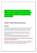  &NewLine;NREMT Exam Study Guide &lpar;2026&sol;2027&rpar; &ndash; &NewLine;1000&plus; Practice Questions&comma; Verified Answers &NewLine;& Rationales for EMT Certification Exam &NewLine;Review &lpar;PDF&rpar;