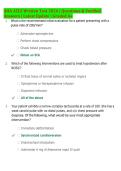 AHA ACLS Written Test 2026 &vert; Questions & Verified &NewLine;Answers &vert; Latest Update &vert; Graded A&plus;