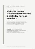 NSG 3130 EXAMS 1&comma; 2 & 4 BUNDLE 2026 &vert; Fundamental Concepts Nursing Practice II &vert; Complete Test Bank &vert; Pass Guaranteed - A&plus; Graded