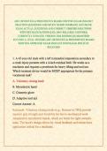 ABC ORTHOTICS & PROSTHETICS BOARD WRITTEN EXAM 2026&sol;2027 PRACTICE QUESTIONS AND STUDY GUIDE COMPLETE ACCURATE EXAM ACTUAL QUESTIONS AND CORRECT VERIFIED SOLUTIONS WITH DETAILED RATIONALES &lpar;100&percnt; RELIABLE ANSWERS&rpar; CURRENTLY UPDATED VERSION 2026 EDITION &vert;GUA