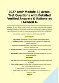 2027 AHIP Module 3 &vert; Actual Test Questions with Detailed Verified Answers & Rationales &sol; Graded A&period;&NewLine;&NewLine;