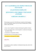 ICC California UST Inspector Certification Exam Prep&colon; Complete Test Bank