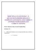NR507 Advanced Pathophysiology Final Exam Prep&colon; Complete Practice Test Bank