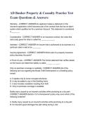 AD Banker Life Insurance Exam 2026&sol;2027 &vert; Study Guide&comma; Practice Questions & Exam Prep