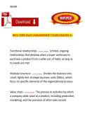 WGU D099 Sales Management Exam &mdash; Graded A&plus; Exam Material