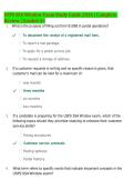 USPS SSA Window Exam Study Guide 2026 &vert; Complete &NewLine;Review &vert; Graded A&plus;