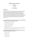 Maternal Exam &lpar;2026&sol;2027&rpar; &ndash; Maternal Nursing &vert; 100 Practice Questions with Verified Answers