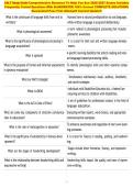 CALT Study Guide Comprehensive Resource To Help You Ace 2026-2027 Exams Includes &NewLine;Frequently Tested Questions With ELABORATED 100&percnt; Correct COMPLETE SOLUTIONS &NewLine;Guaranteed Pass First Attempt&excl;&excl; Current Update&excl;&excl; 