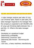 WGU D099 Sales Management &mdash; Exam Questions and Answers