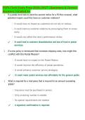 USPS Clerk Exam Prep 2026&sol;2027 &vert; Questions & Correct &NewLine;Answers &vert; Graded A&plus;