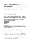 CLR 110 Exam Study Guide 2026&sol;2027 &vert; Practice Questions&comma; Answers & Comprehensive Course Review