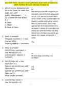Java OCP Part3&period; Generics and Collections Exam with all Correct & 100&percnt; Verified Answers &vert;Already Graded A&plus;