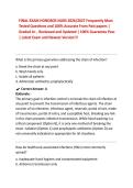 FINAL EXAM HONDROS NURS  Frequently Most Tested Questions and 100&percnt; Accurate From Past papers &vert; Graded A&plus; &comma; Reviewed and Updated &vert; 100&percnt; Guarantee Pass &vert; Latest Exam and Newest Version&excl;&excl;&excl; ACTUAL EXAM COMPLETE QUESTIONS AND CORRECT DETAILED ANSWERS &lpar;2026&sol;202