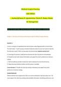 Medical-Surgical Nursing 11th Edition Test Bank &vert; Complete Q&A &plus; Rationales &plus; NGN&sol;NCLEX&NewLine;