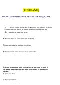 ATI PN Comprehensive Predictor Exam 2026&sol;2027 &vert; Study Guide&comma; Practice Questions & Exam Prep