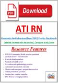 ATI RN Comprehensive Predictor &vert; Practice Questions & Answers with Detailed Rationales &vert; 2026