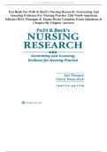 Test Bank- Polit & Beck's Nursing Research Generating and Assessing Evidence for Nursing Practice 12Th Edition &lpar; CHERYL TATANO BECK&comma; 2024&rpar; Latest Edition &vert;&vert; All Chapters