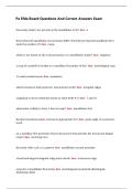 PA EFDA board exam Questions and Answers &lpar;100&percnt; Pass&rpar;