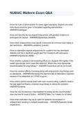REGIS NU 650 2026&sol;2027 &vert; Study Guide&comma; Practice Questions & Nursing Exam Prep