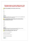 C784 Applied Healthcare Statistics Midterm Exam 2 WGU&NewLine;UPDATED ACTUAL Questions and CORRECT Answers