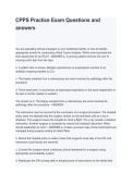 CPPS Certification Exam Study Guide 2026&sol;2027 &vert; Certified Professional in Patient Safety Practice Questions & Review