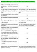 Blood borne Pathogens True or False Test Correctly Answered Rated A 2026&vert;2027