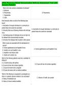 APhA Pharmacy-Based Immunization Delivery Assessment Test with&NewLine;Answers Rated A 2026&vert;2027
