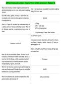 APhA Immunization Exam Test with Answers Rated A 2026&vert;2027