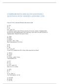 COMPREHENSIVE HESI MATH QUESTIONS &vert; QUESTIONS WITH VERIFIED ANSWERS &vert; 2026&NewLine;&NewLine;