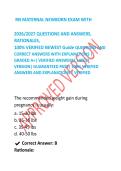 ATI RN MATERNAL NEWBORN EXAM WITH 2026&sol;2027 FULL 400 QUESTIONS AND ANSWERS&comma; RATIONALES&comma; 100&percnt; VERIFIED NEWEST Guide QUESTIONS AND CORRECT ANSWERS WITH EXPLANATIONS &vert;&NewLine;GRADED A&plus;&vert; VERIFIED ANSWERS&vert; LATEST&NewLine;VERSION&vert; GUARANTEED PASS&vert; 100&percnt; VERIFIED&NewLine;ANSWERS AND
