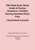 CNA State Exam Study Guide & Practice Questions &vert; Certified Nursing Assistant Exam Prep