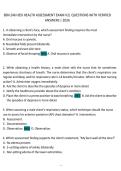 BSN 246 HESI HEALTH ASSESSMENT EXAM V2 QUESTIONS WITH VERIFIED ANSWERS 2026