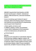 TIPS Certification Exam 2026&sol;2027 Questions and Verified Answers&NewLine;For Better Grades A&plus; Guaranteed 100&percnt; 2026&sol;2027 Frequently Most Tested Questions and 100&percnt; Accurate From Past papers &vert; Graded A&plus; &comma; Reviewed and Updated &vert; 100&percnt; Guarantee Pass &vert; Latest Exam and