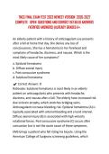  2023 TNCC FINAL EXAM TEST NEWEST VERSION 2026-2027&NewLine;COMPLETE OPEN QUESTIONS AND CORRECT DETAILED ANSWERS &lpar;VERIFIED ANSWERS&rpar; &vert;ALREADY GRADED A&plus; FULL 2026&sol;2027 REVIEW