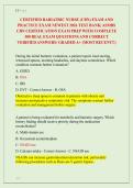 CERTIFIED BARIATRIC NURSE &lpar;CBN&rpar; EXAM AND &NewLine;PRACTICE EXAM NEWEST 2026 TEST BANK&vert; ASMBS &NewLine;CBN CERTIFICATION EXAM PREP WITH COMPLETE &NewLine;300 REAL EXAM QUESTIONS AND CORRECT &NewLine;VERIFIED ANSWERS&sol; GRADED A&plus; &lpar;MOST RECENT&excl;&excl;&rpar; 