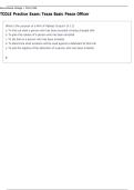 CJLE 1506 TCOLE Practice Examination &vert; Texas Basic Peace Officer