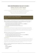 NUR 100 PHARMACOLOGY EXAM 1 2026&sol;2027 &vert; Fortis College Latest Questions & Correct Answers &vert; A&plus; Graded &vert; Pass Guaranteed&NewLine;&NewLine;
