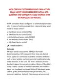 WGU C836 MULTI&sol;COMPREHENSIVE FINAL ACTUAL EXAM LATEST VERSION 2026&sol;2027 ACTUAL 170&plus;QUESTION AND CORRECT DETAILED ANSWERS WITH RATIONALES RATED AGRADE&period; 
