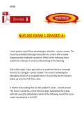 NUR 265 Exam 1 &mdash; Graded A&plus; Exam Material