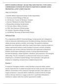 BIOD101 &lpar;ESSENTIAL BIOLOGY I W&sol;LAB&rpar; FINAL EXAM PRACTICE &vert; STUDY GUIDE &vert;&NewLine;COMPREHENSIVE TESTBANK WITH PRACTICE QUESTIONS & ANSWERS &vert; EXAM&NewLine;PREPARATION &vert; LATEST UPDATE 2026&sol;2027