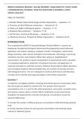 BIOD101 &lpar;ESSENTIAL BIOLOGY I W&sol;LAB&rpar; MIDTERM 1 EXAM PRACTICE &vert; STUDY GUIDE&NewLine;&vert; COMPREHENSIVE TESTBANK &vert; PRACTICE QUESTIONS & ANSWERS &vert; LATEST&NewLine;UPDATE 2026&sol;2027