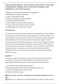 BIOD101 &lpar;ESSENTIAL BIOLOGY I W&sol;LAB&rpar; MODULE 4 EXAM PRACTICE &vert; STUDY GUIDE&NewLine;&vert; COMPREHENSIVE TESTBANK &vert; PRACTICE QUESTIONS & ANSWERS &vert; EXAM&NewLine;PREPARATION &vert; LATEST UPDATE 2026&sol;2027
