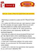 NUR 265 Exam 2 &mdash; Practice Questions and Answers