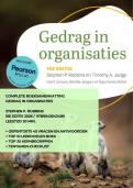 Samenvatting Gedrag in Organisaties 16e editie 2026 - hele boek - 30 min&period; leestijd&period; &plus; oefentoets &plus; kernbegrippen &plus; leerdoelen &sol; 9789043043489 &sol; Stephen P&period; Robbins