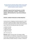 WITS REAL PRACTICE EXAM 2026&sol;2027 REAL NEWEST VERSION ACTUAL EXAMCOMPLETE 200 QUESTIONS AND CORRECT DETAILED ANSWERS &lpar;VERIFIED ANSWERS&rpar; 2026&sol;2027 Frequently Most Tested Questions and 100&percnt; Accurate From Past papers