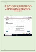 ATI RN PEDIATRIC NURSING PROCTORED EXAM NEWEST &NewLine;2026 ACTUAL EXAM&vert; NGN - RN PEDIATRIC NURSING EXAM &NewLine;WITH COMPLETE 70 REAL EXAM QUESTIONS AND &NewLine;CORRECT VERIFIED ANSWERS&sol; ALREADY GRADED A&plus; &NewLine;&lpar;MOST RECENT&excl;&excl;&rpar;