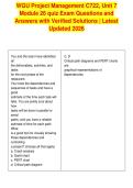 WGU Project Management C722&comma; Unit 7&NewLine;Module 26 quiz Exam Questions and&NewLine;Answers with Verified Solutions &vert; Latest&NewLine;Updated 2026