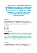 LADWP  ELECTRICAL EXAM&lpar;55&rpar; PACKAGE ALL WITH ACTUAL QUESTIONS AND VERIFIED ANSWERS&comma; PLUS EXPLAINED RATIONALES&sol;EXPERT VERIFIED FOR GUARANTEED 100&percnt; PASS 2026&sol;LATEST UPDATE&sol;INSTANT DOWNLOAD PDF