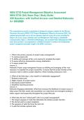 WGU C722 Project Management Objective Assessment &NewLine;WGU C722 &lpar;OA&rpar; Exam Prep &vert;Study Guide&NewLine;250 Questions with Verified Answers and Detailed Rationales &NewLine;A&plus; GRADED&excl;&NewLine;